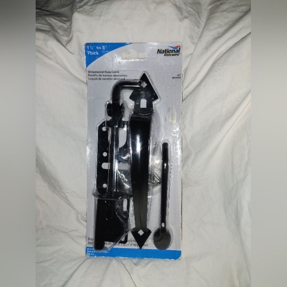National Hardware N178-616 Ornamental Gate Latch New Old Stock 2008 NOS